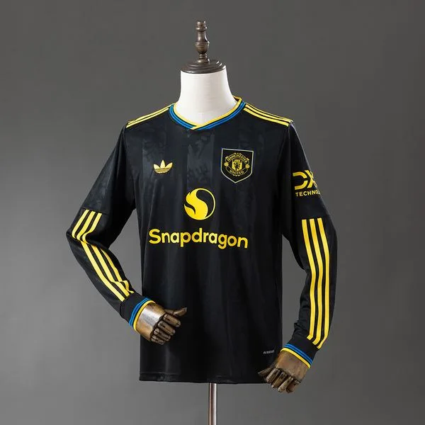 Camiseta de fútbol Manchester United 2025/26 TERCERA MANGA LARGA VERSION FAN